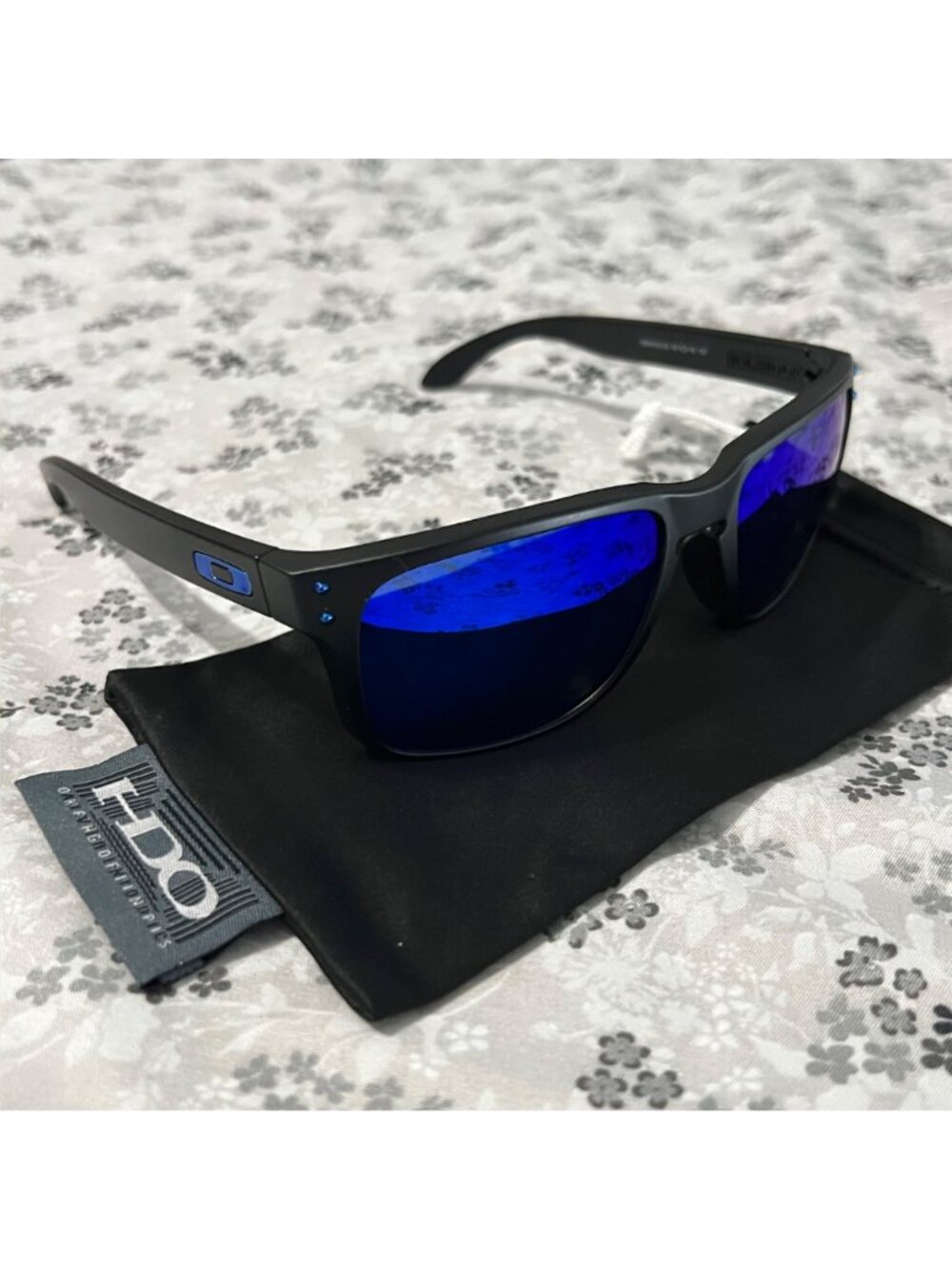 Oakley Sunglasses Holbrook Sapphire Iridium Prizm Polarized 9102 ✨️ NEW✨️ - Picture 7 of 12